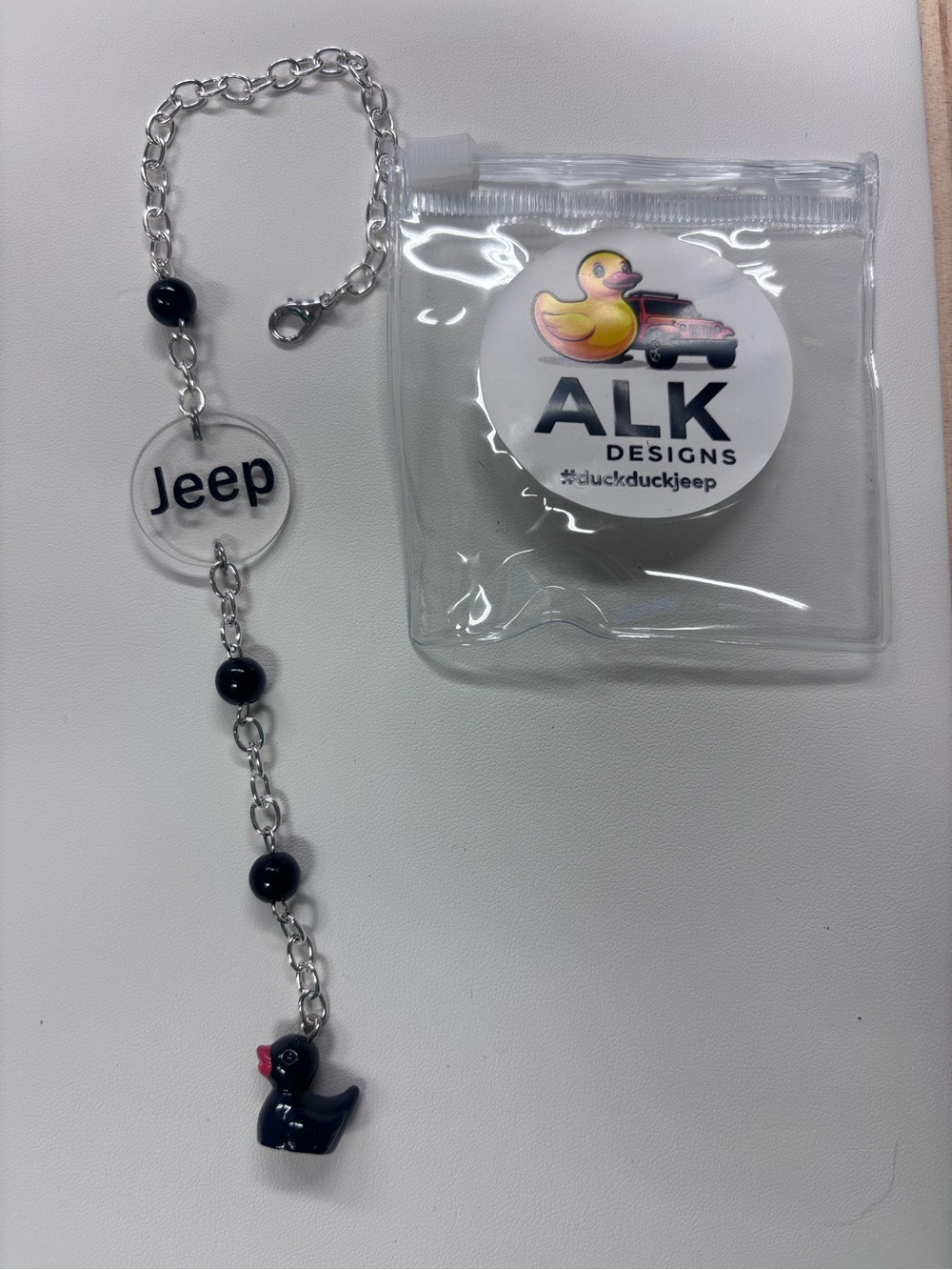 Jeep rearview mirror charm